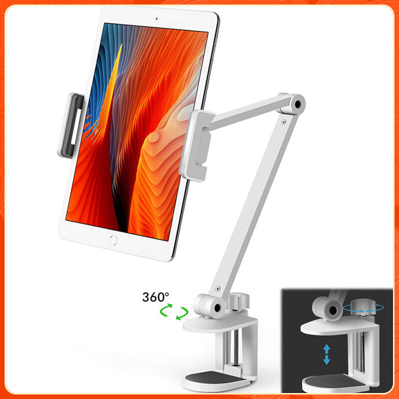 Table Side Clip Mobile Phone Holder Tablet Computer Bracket Clip Lazy Bedside Folding Lengthened  Pro Universal Clip
