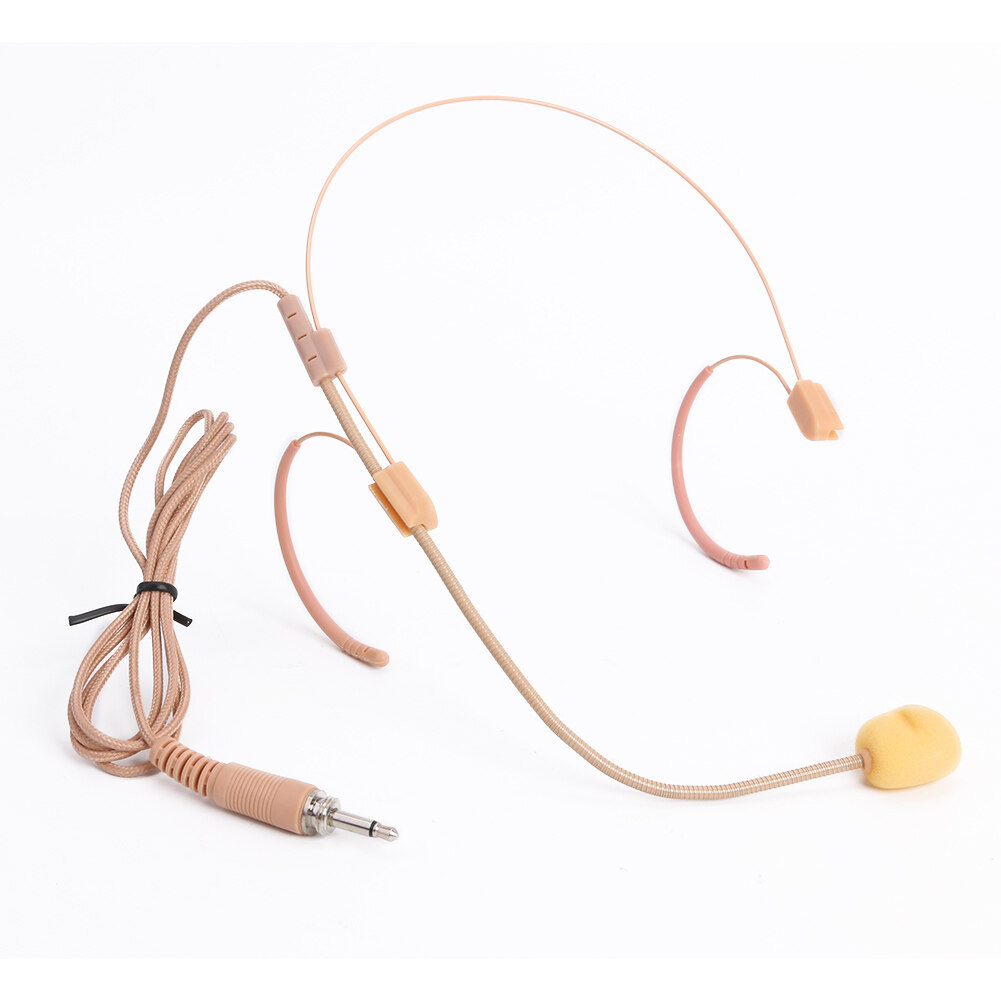 Sell Well【HOT 】3.5mm Head-Mount Condenser Microphone Mic for Wireless Bodypack Transmitter