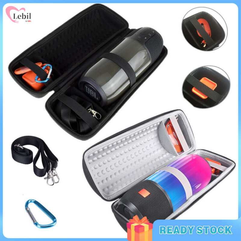 Lebilberry【Fast Delivery】Speaker Protective Case for JBL Pulse3 Bluetooth Speaker Portable Bag With Should Strap and Hook for Easy Carrying