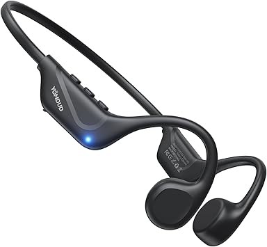 Bone conduction headphones, open-back headphones, wireless headphones with microphone, Bluetooth 5.4, 10 hours of playtime and IPX5 waterproof, running and outdoor sports headphones